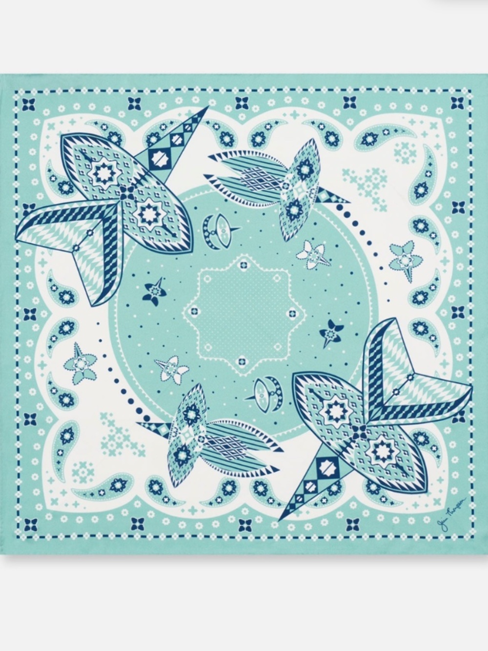 Jim Thompson Thai Kite Bandana